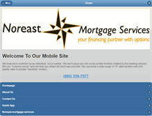 Tablet Screenshot of noreastmortgageservices.com